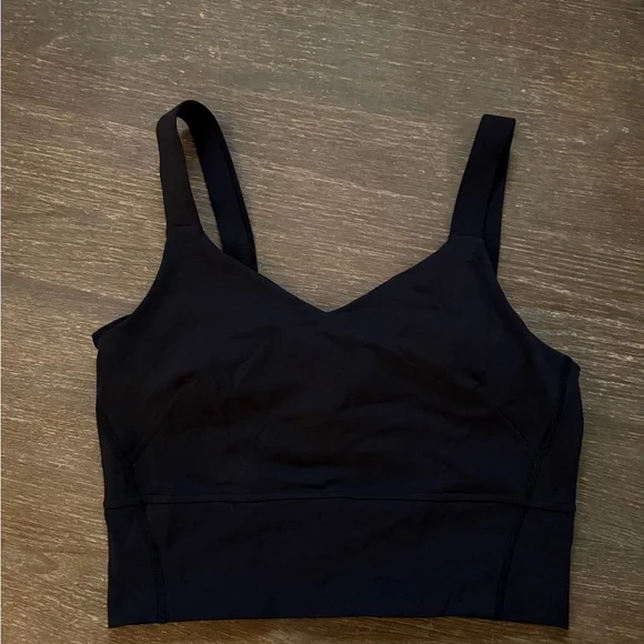 Lululemon Black Cropped Tank - Picture 2 of 2